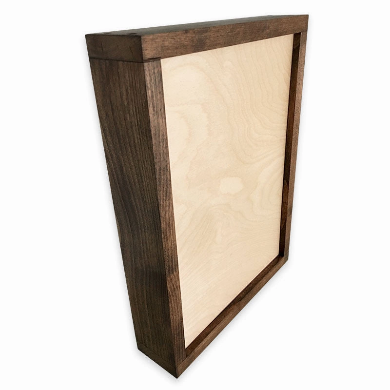 Together Forever Hearts as One Wall Mounted Wood Companion Urn Set