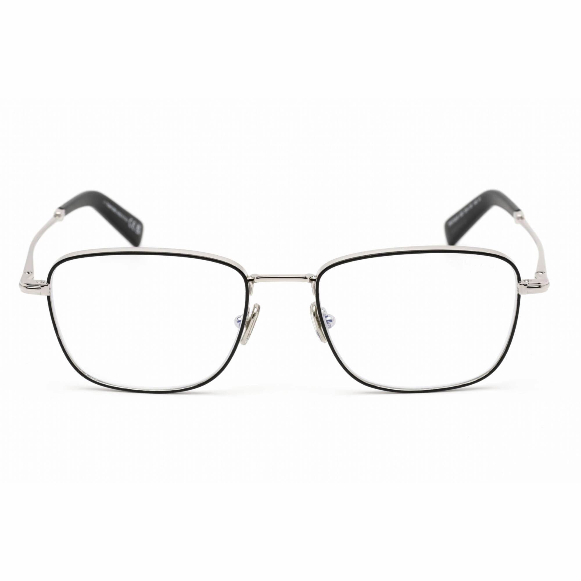 Tom Ford Men's Eyeglasses - Clear Lens Matte Black Metal Square, 55mm | FT5748-B 002