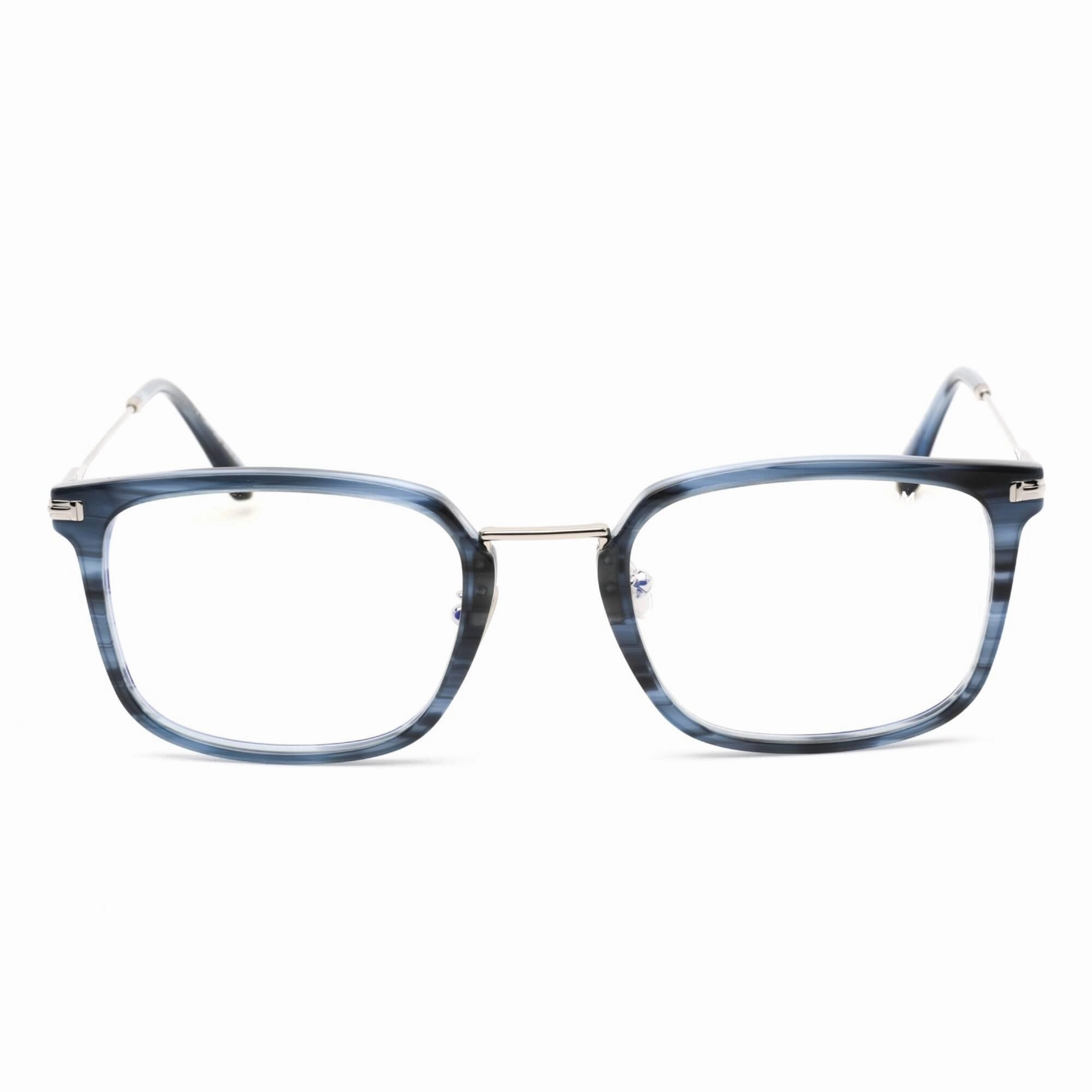 Tom Ford Men's Eyeglasses - Coloured Havana Plastic Square Frame | FT5747-D-B 055