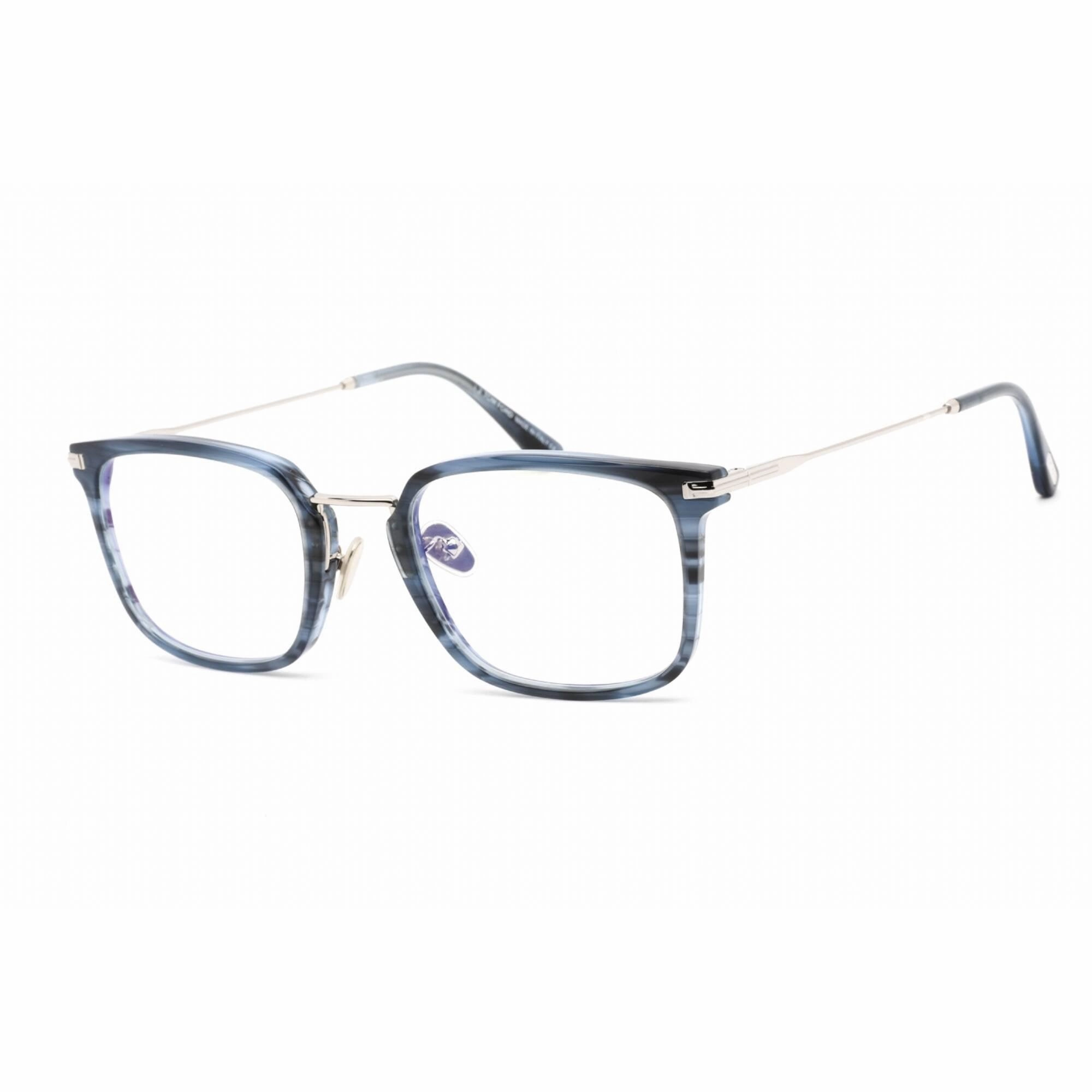 Tom Ford Men's Eyeglasses - Coloured Havana Plastic Square Frame | FT5747-D-B 055