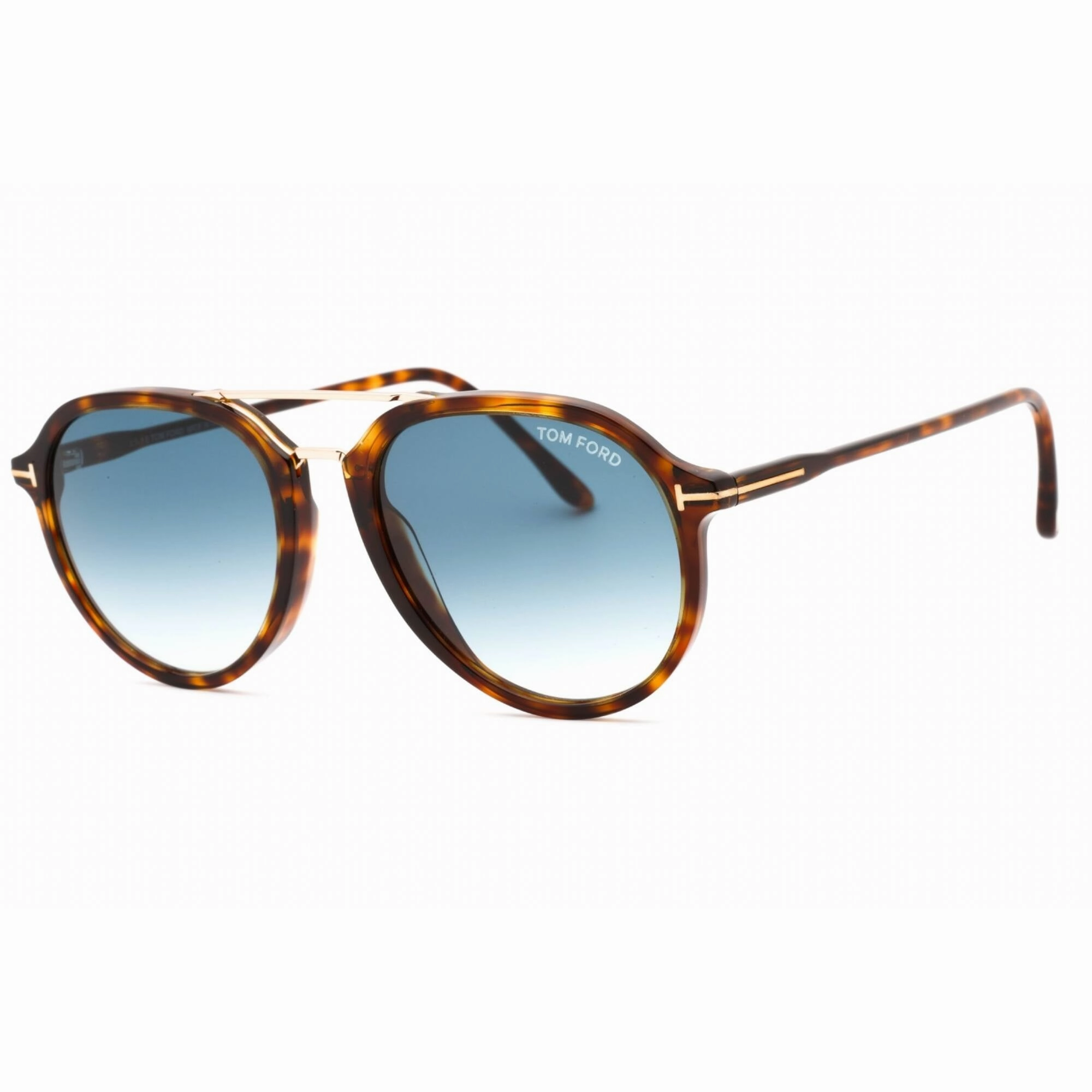 Tom Ford Men's Sunglasses - Red Havana 55mm Frame Blue Gradient Lens | FT0674 54W