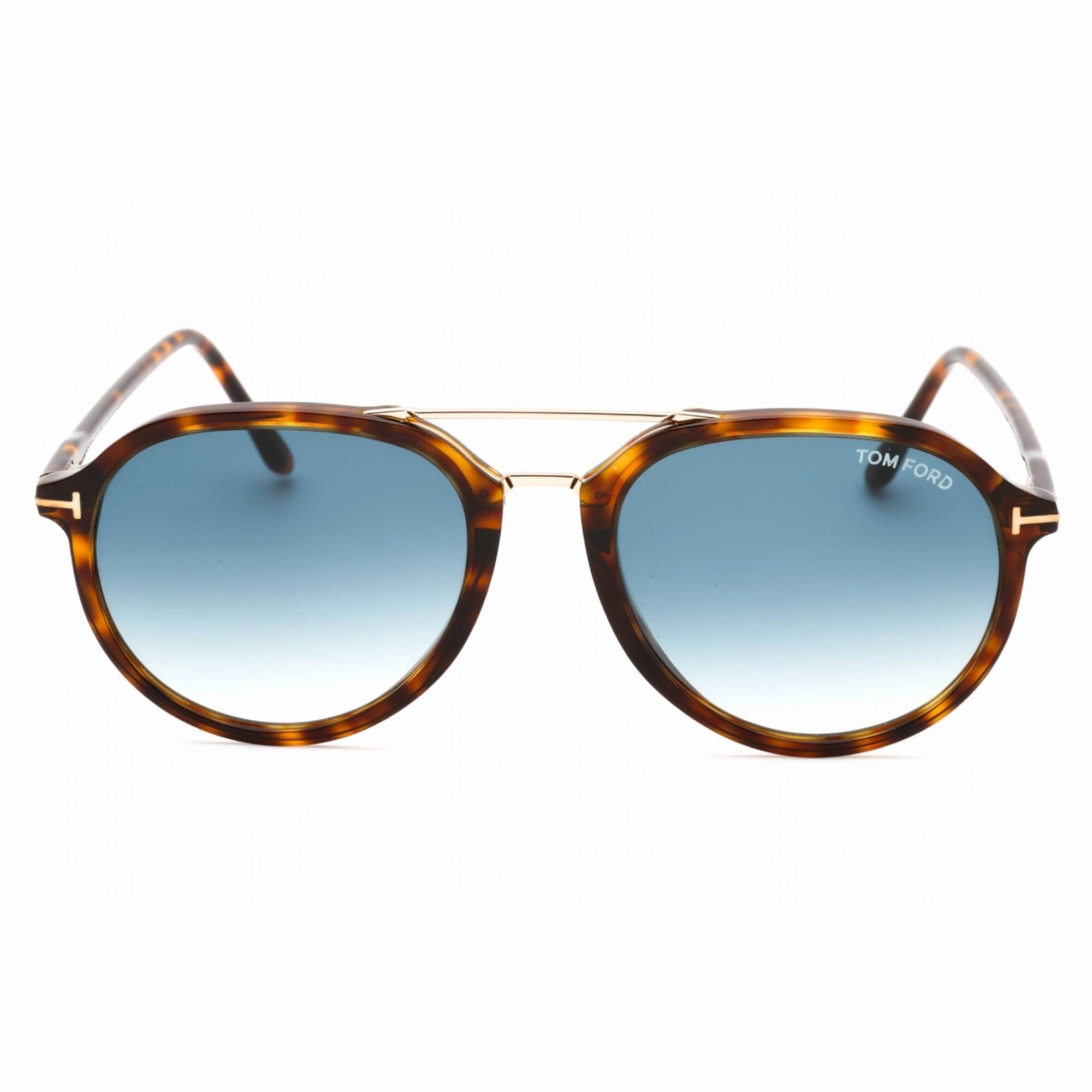 Tom Ford Men's Sunglasses - Red Havana 55mm Frame Blue Gradient Lens | FT0674 54W