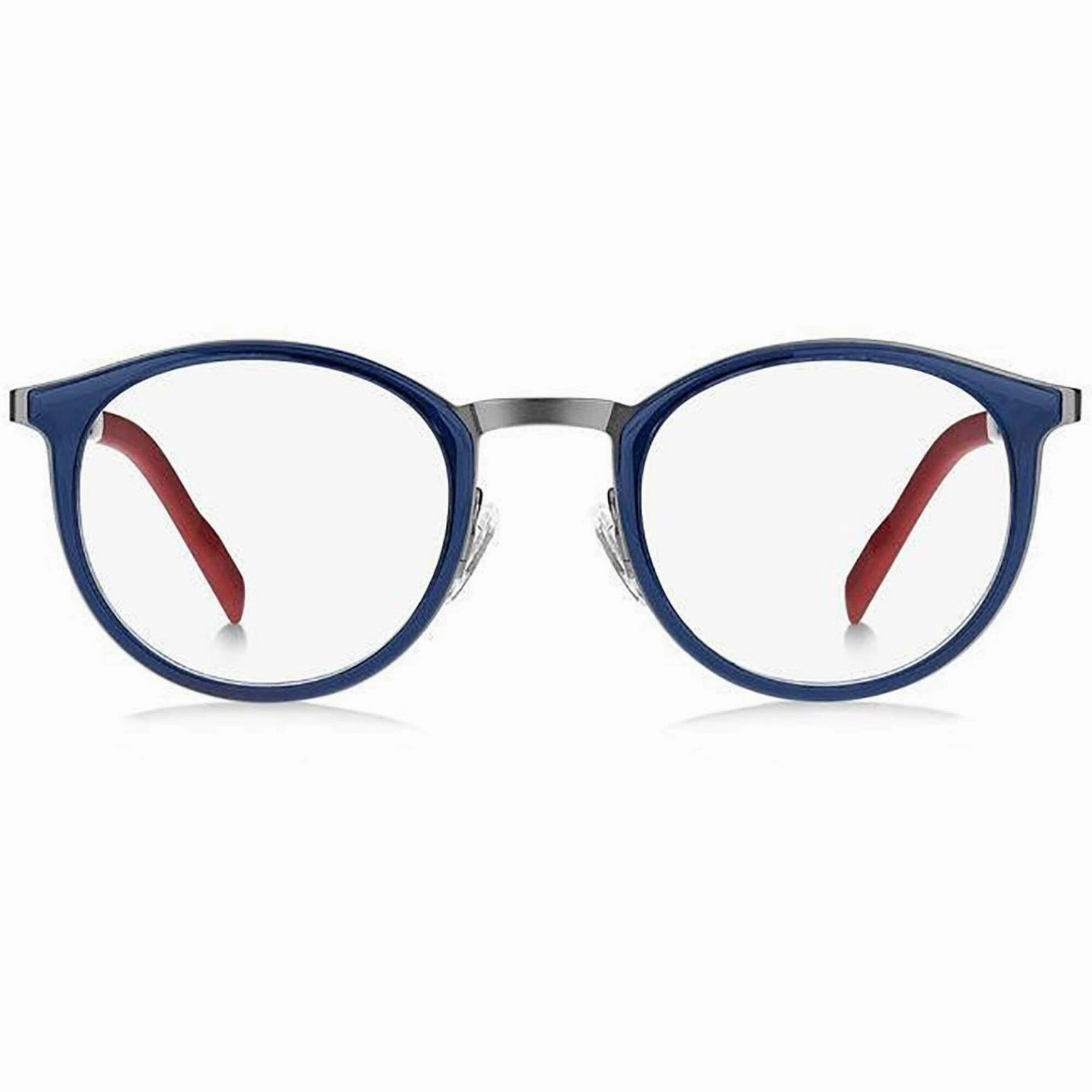 Tommy Hilfiger Men's Eyeglasses - Blue Stainless Steel Full Rim Frame | TH 1845 0PJP