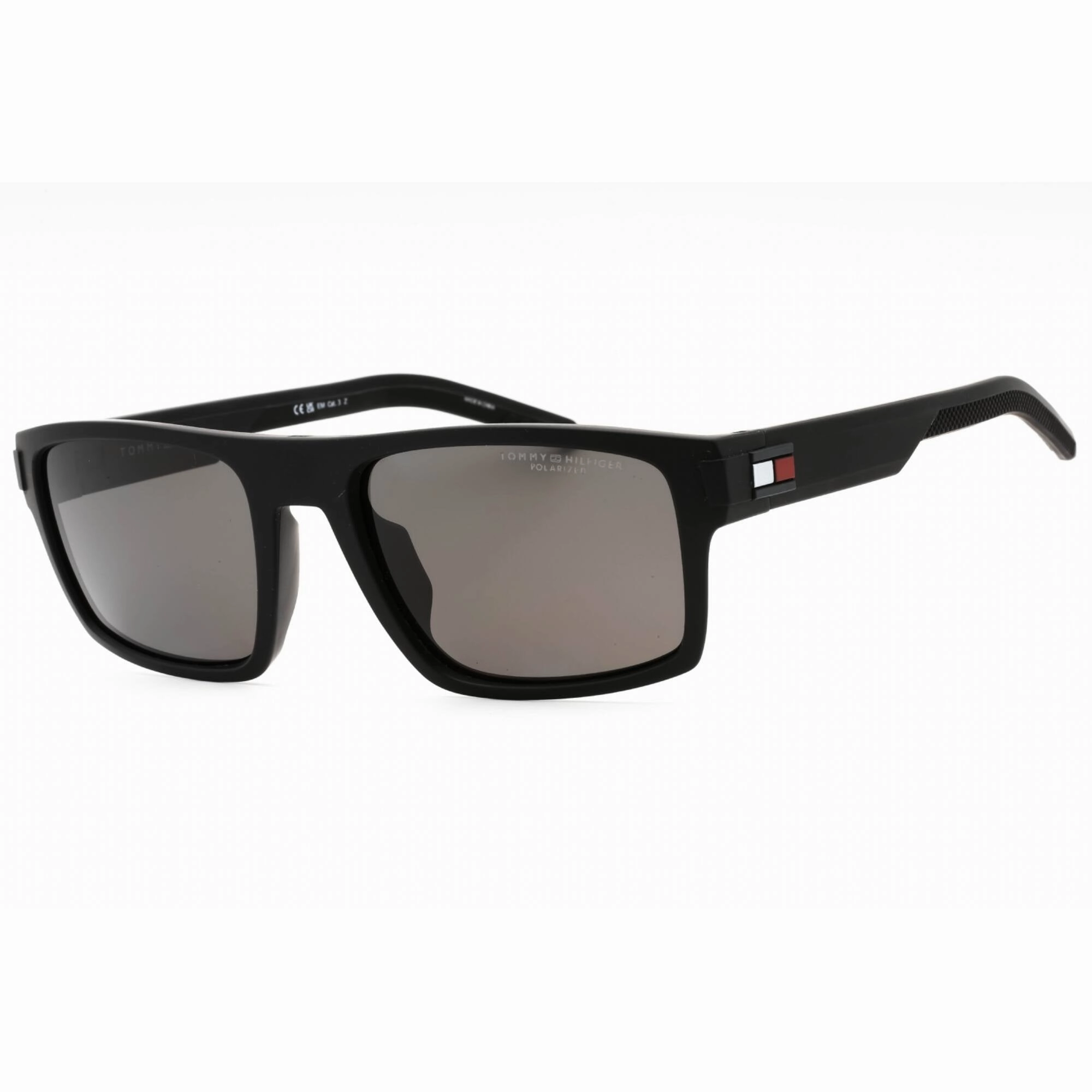 Tommy Hilfiger Men's Sunglasses - Matte Black Rectangular Frame | TH 1977/S 0003 M9
