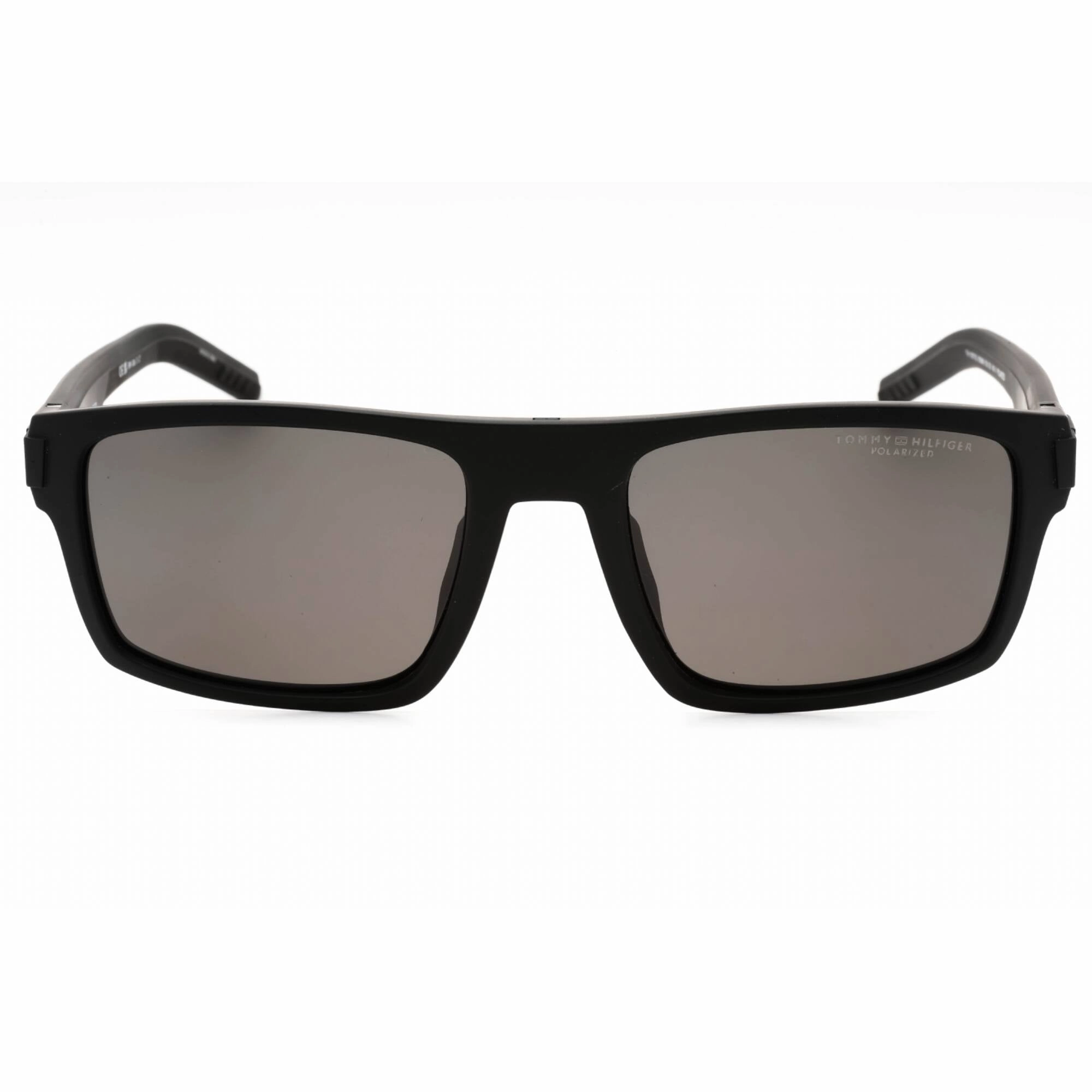 Tommy Hilfiger Men's Sunglasses - Matte Black Rectangular Frame | TH 1977/S 0003 M9
