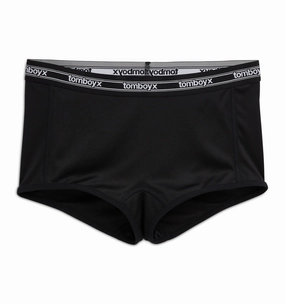 Tucking Boy Shorts - Retro Black