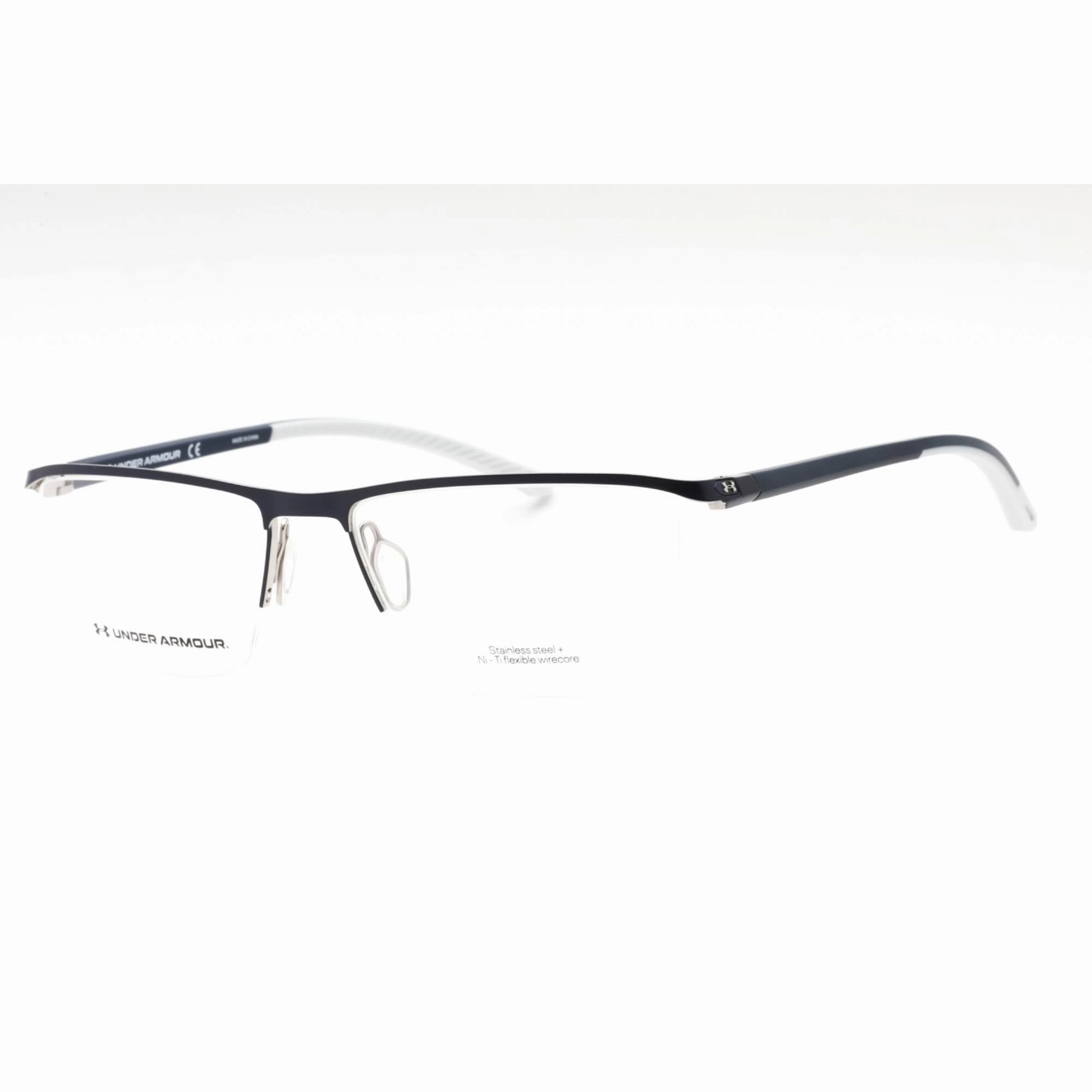 Under Armour Men's Eyeglasses - Blue Half Rim Rectangular Frame | UA 5003/G 0PJP 00