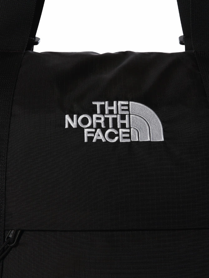 Water-Repellent Black Fabric Tote Bag