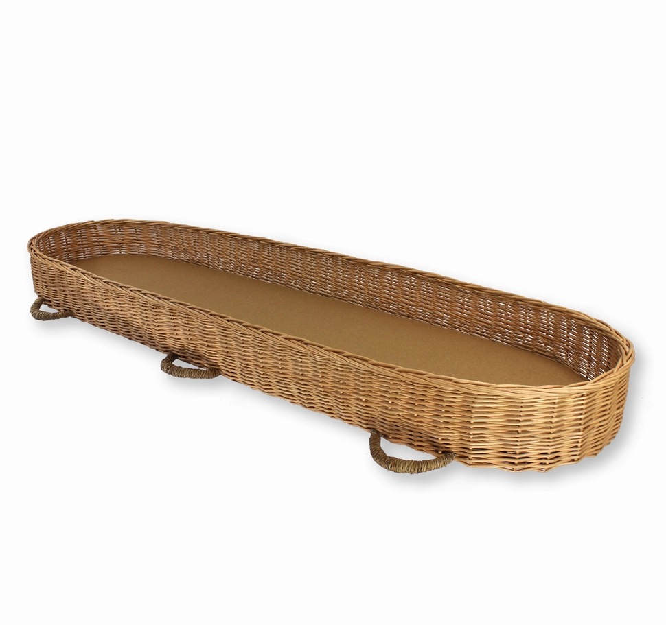 Willow Carrier for Natural Burial Viewing & Transportation (5'9")