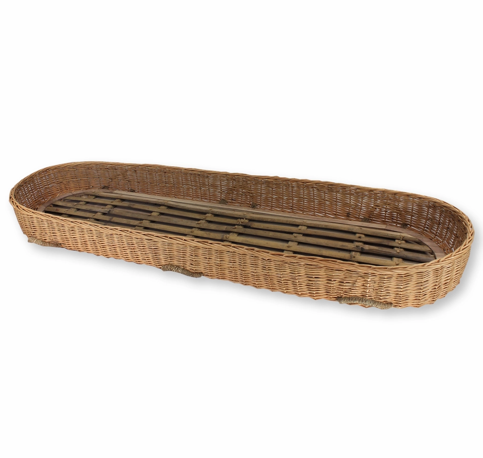 Willow Carrier for Natural Burial Viewing & Transportation (6'5")