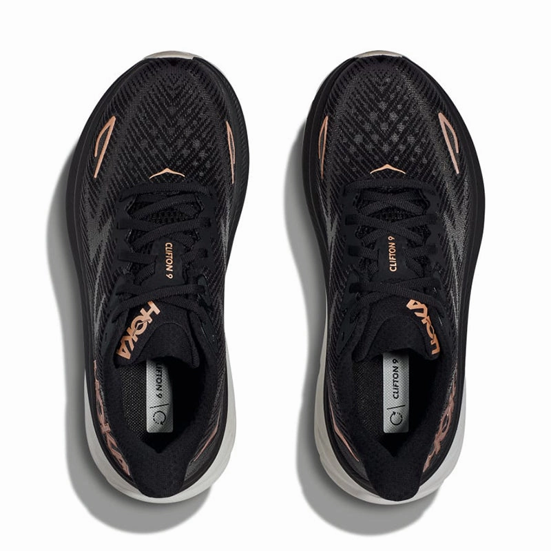 Women's Clifton 9 Black/Rose Gold