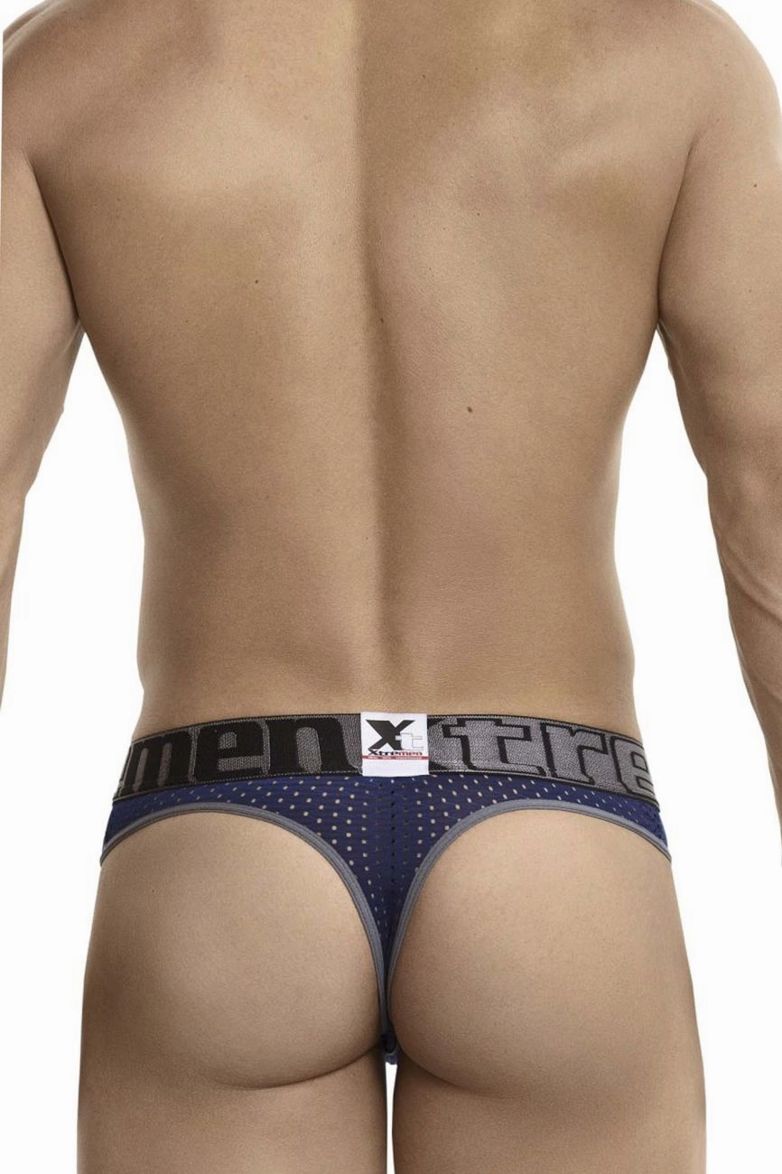Xtremen 91036X-3 3PK Thongs Color White-Gray-Blue