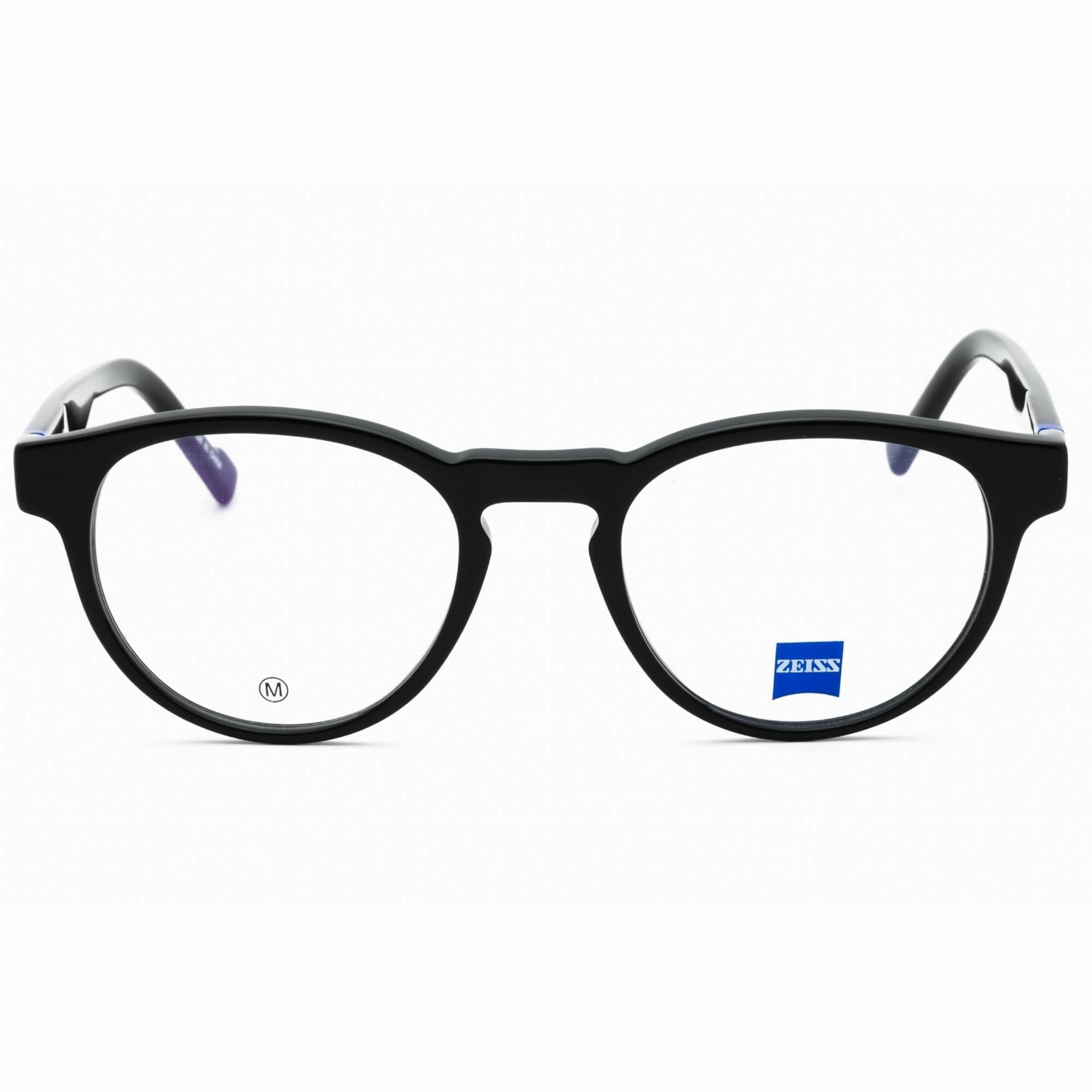 Zeiss Men's Eyeglasses - Black Acetate Full Rim Frame Clear Demo Lens | ZS23535 001